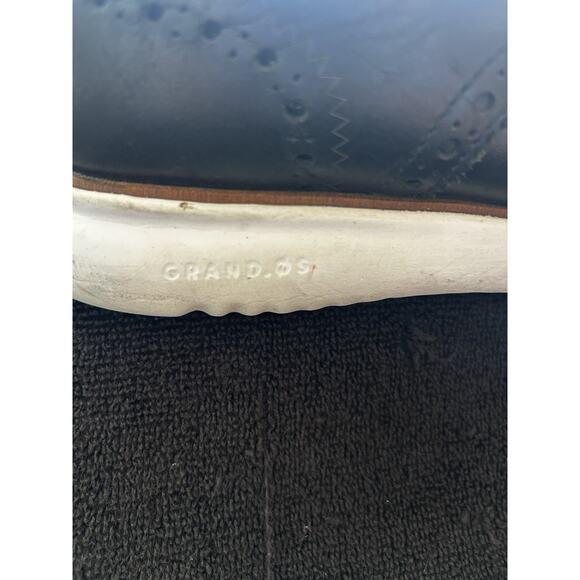 Cole Haan Mens 2.Zerogrand Laser Wingtip Oxford 10, Black/white main image 8